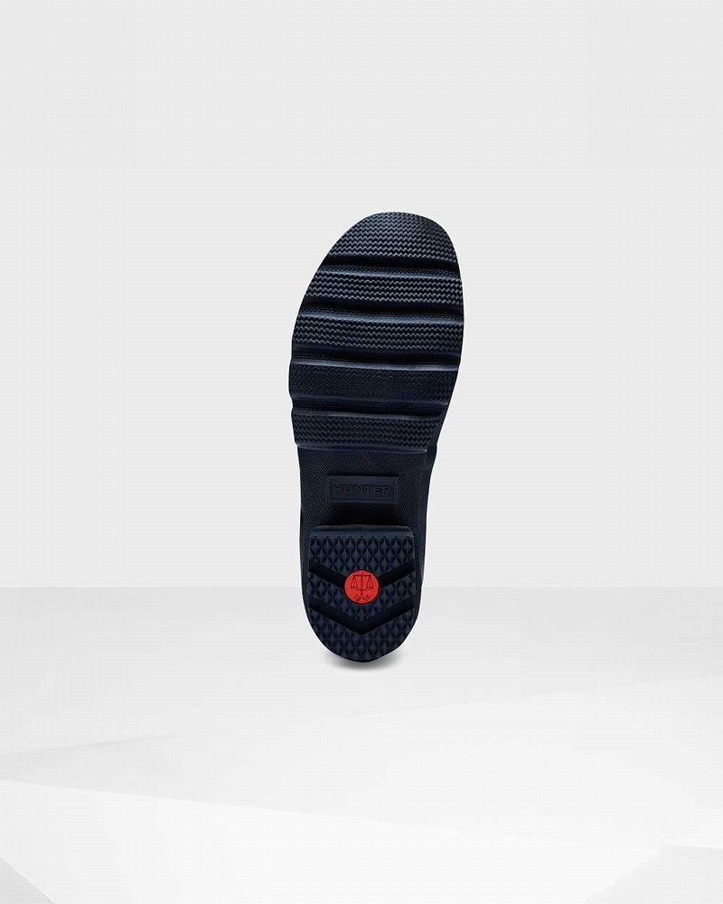 Hunter Original Short Men Short Boots Navy | 386254348