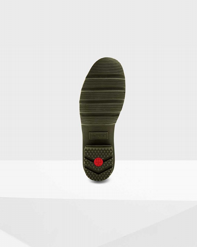 Hunter Original Short Men Short Boots Olive | 209846070