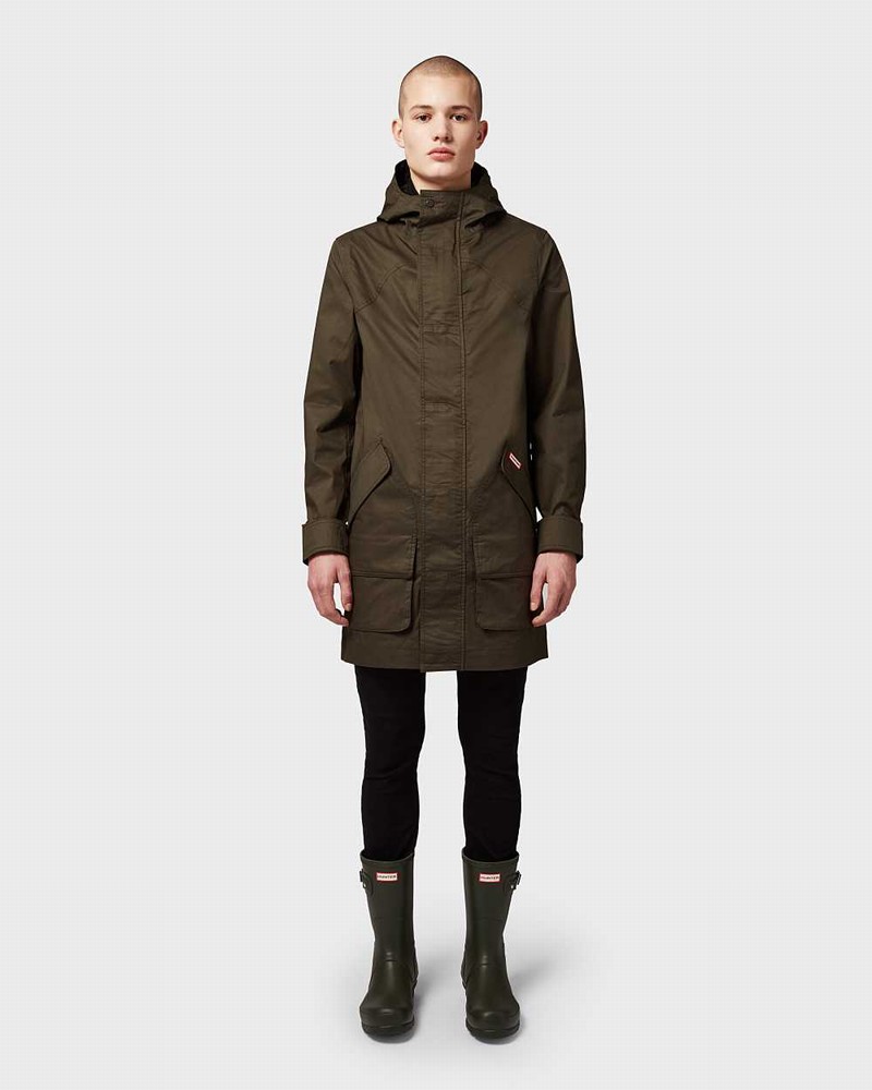 Hunter Original Short Men Short Boots Olive | 209846070
