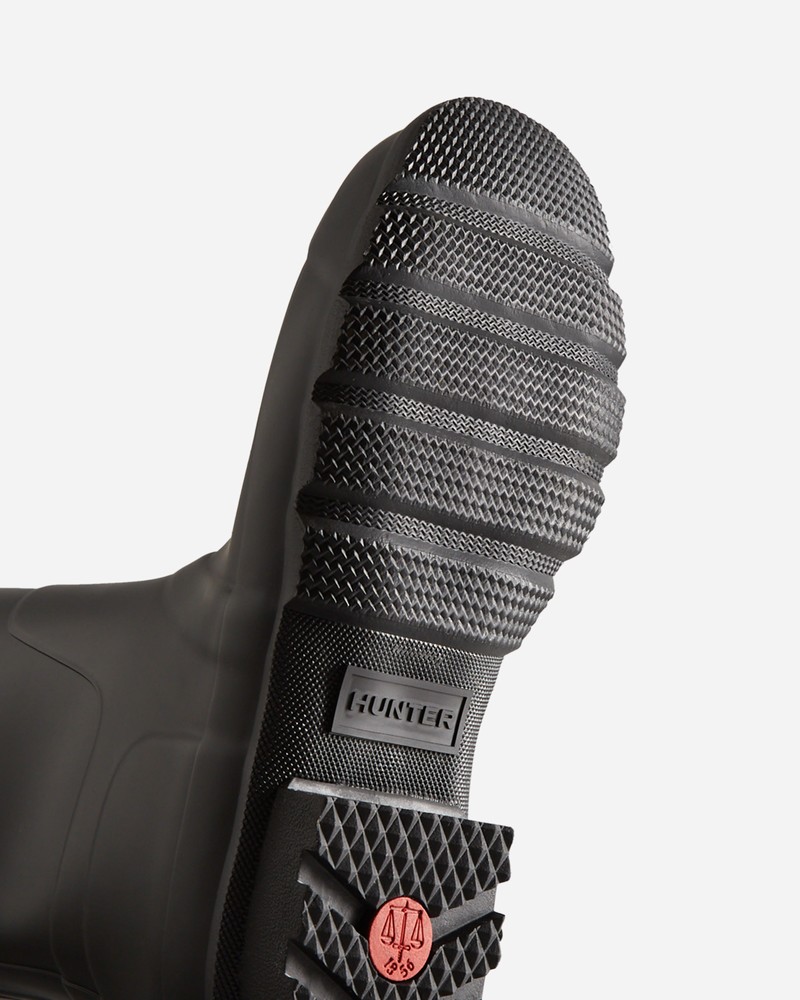 Hunter Original Short Men Wellington Boots Black | 555382421