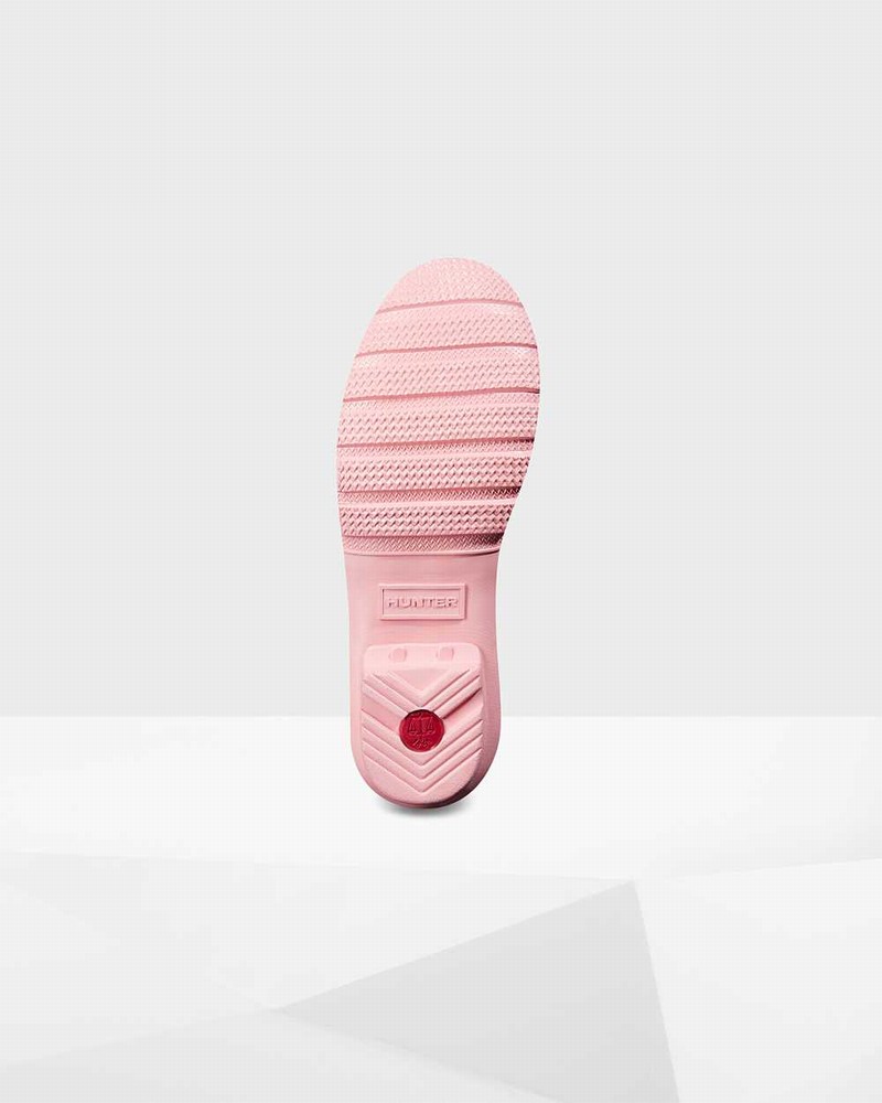 Hunter Original Short Mid-Calf Women Rain Boots Pink | 243494908