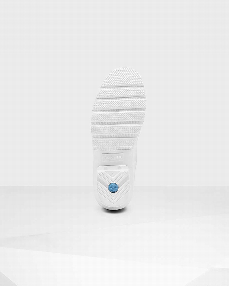 Hunter Original Short Mid-Calf Women Rain Boots White | 400955459