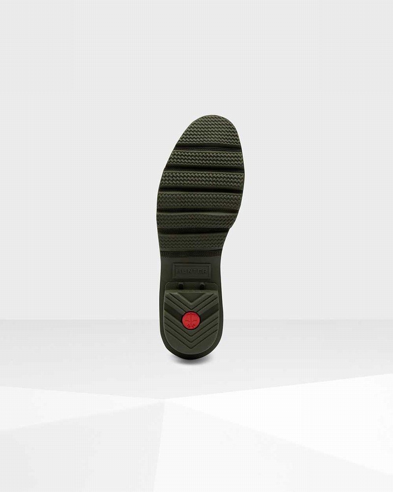 Hunter Original Short Mid-Calf Women Rain Boots Olive | 994771611