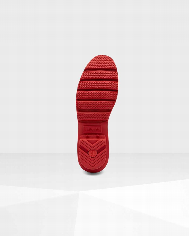 Hunter Original Short Mid-Calf Women Rain Boots Red | 347401848