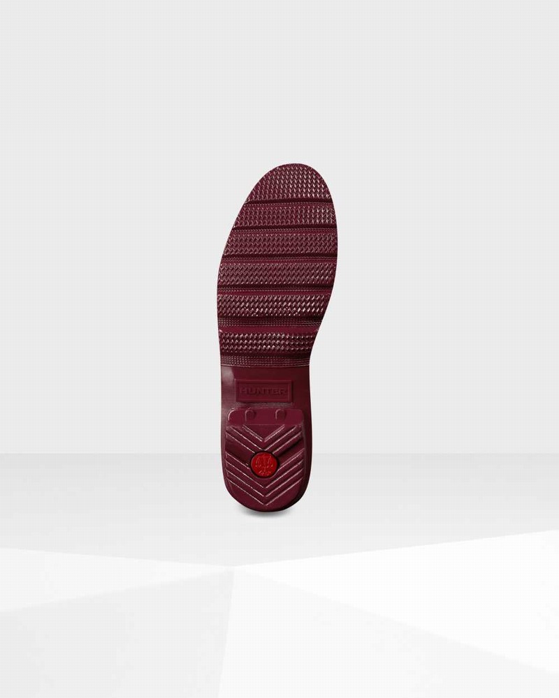 Hunter Original Short Mid-Calf Women Rain Boots Red | 744755156