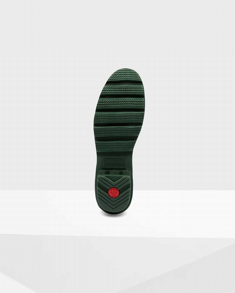 Hunter Original Short Mid-Calf Women Rain Boots Green | 337243531
