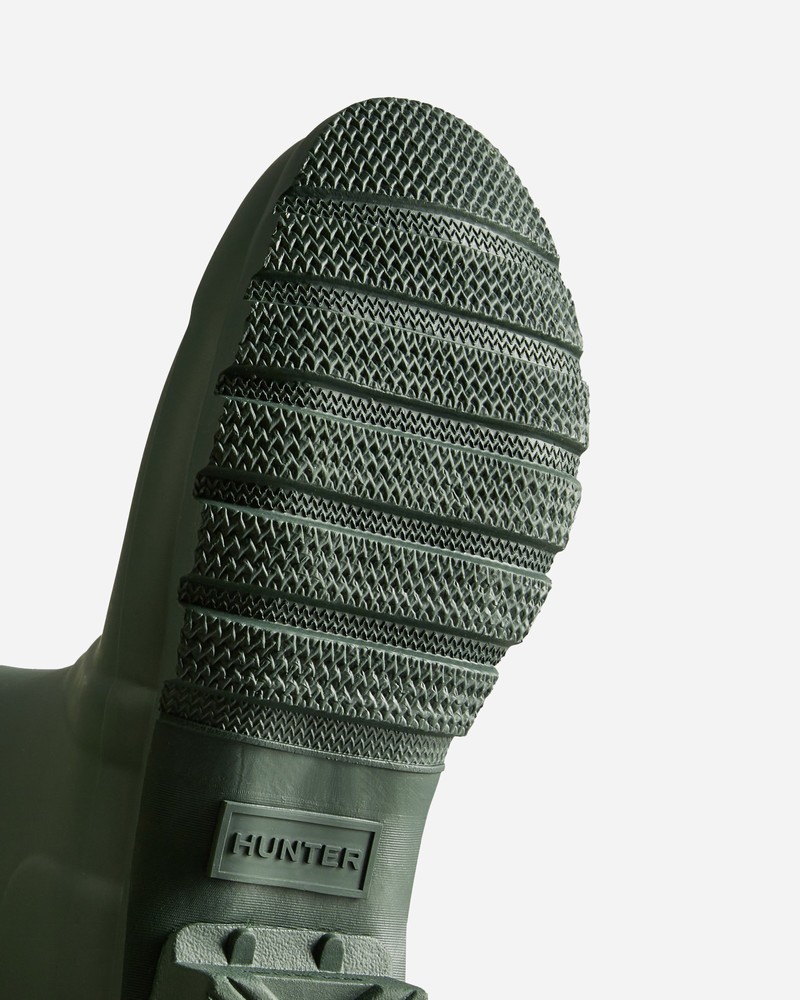 Hunter Original Short Women Wellington Boots Green | 587915199
