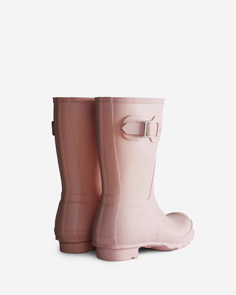 Hunter Original Short Women Wellington Boots Rose | 617534987
