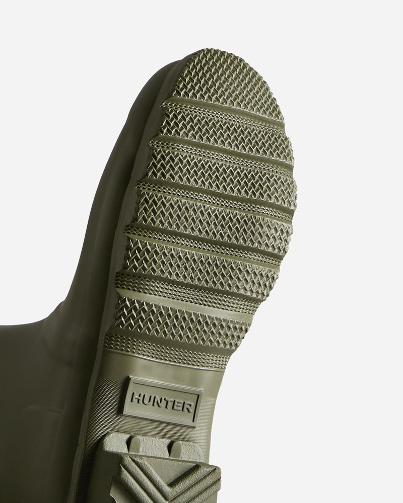 Hunter Original Short Women Wellington Boots Olive | 792427705