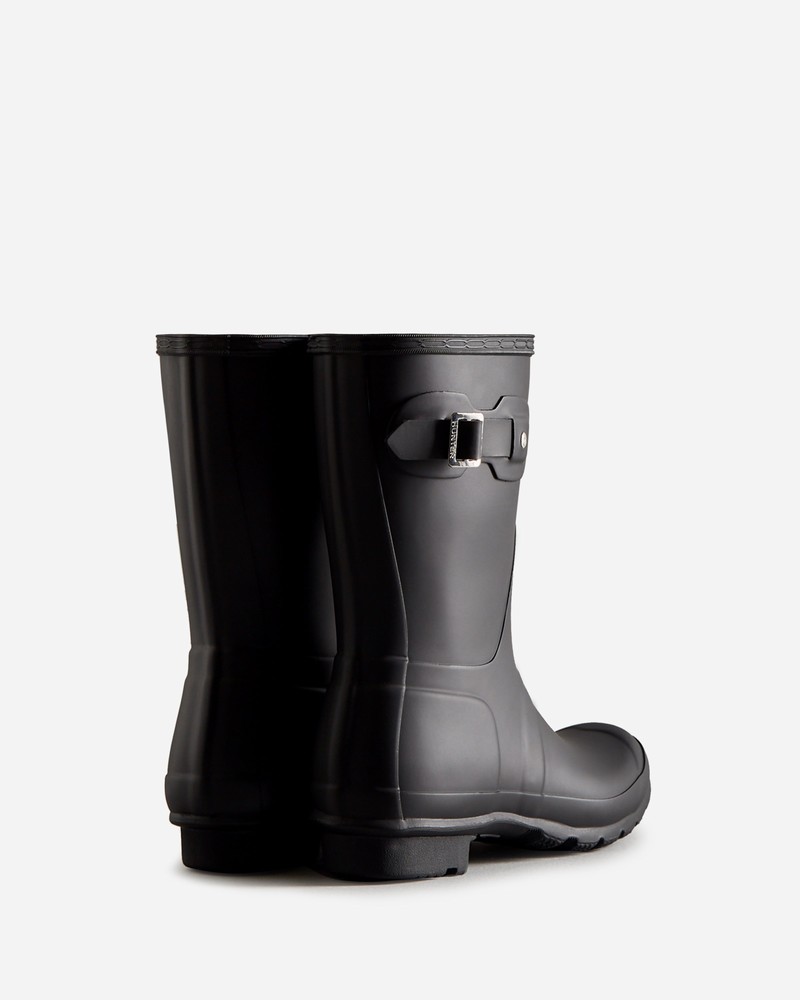 Hunter Original Short Women Wellington Boots Black | 954256975