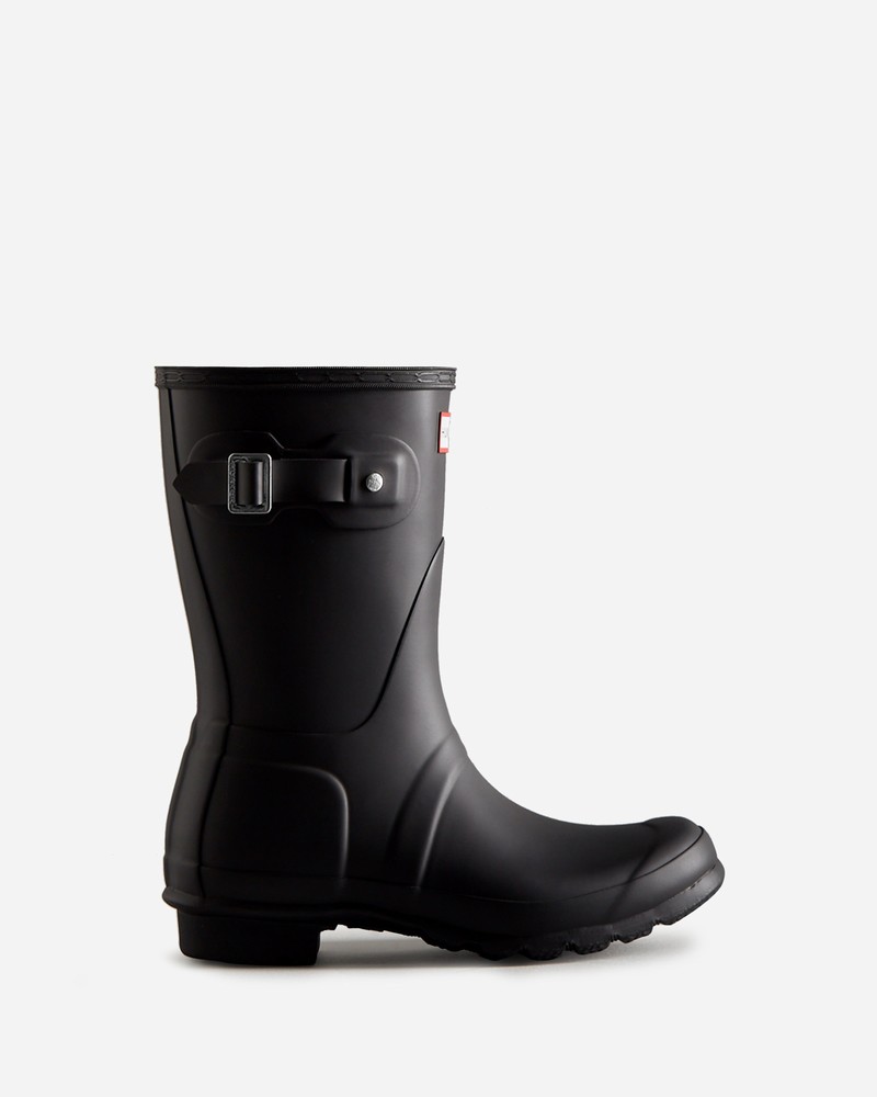 Hunter Original Short Women Wellington Boots Black | 954256975