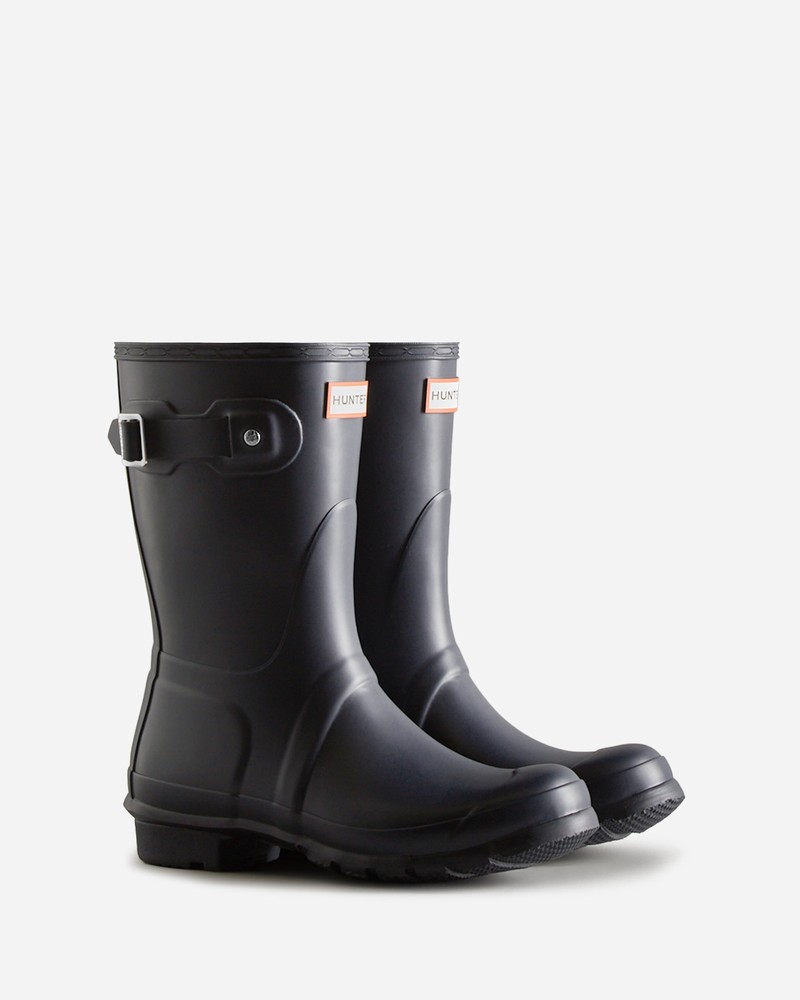 Hunter Original Short Women Wellington Boots Navy | 919087460