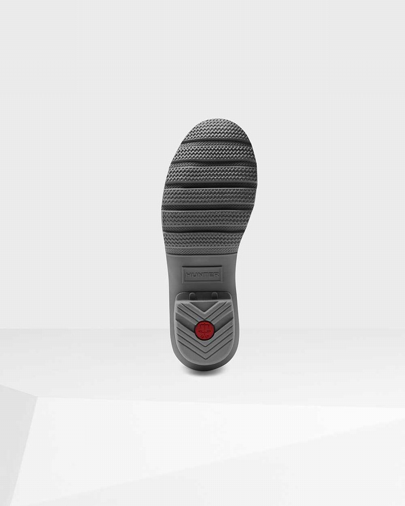 Hunter Original Tall Exploded Logo Texture Women Rain Boots Grey | 829732748
