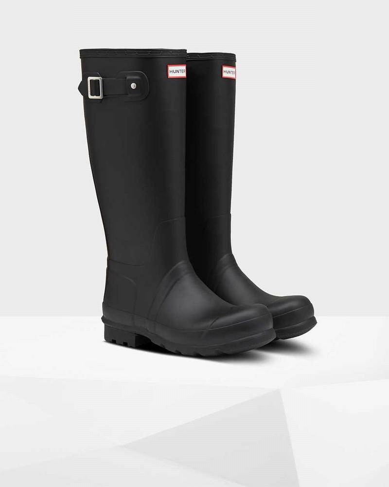 Hunter Original Tall Insulated Men Winter Boots Black | 674869325