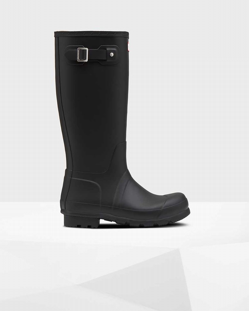 Hunter Original Tall Insulated Men Winter Boots Black | 674869325