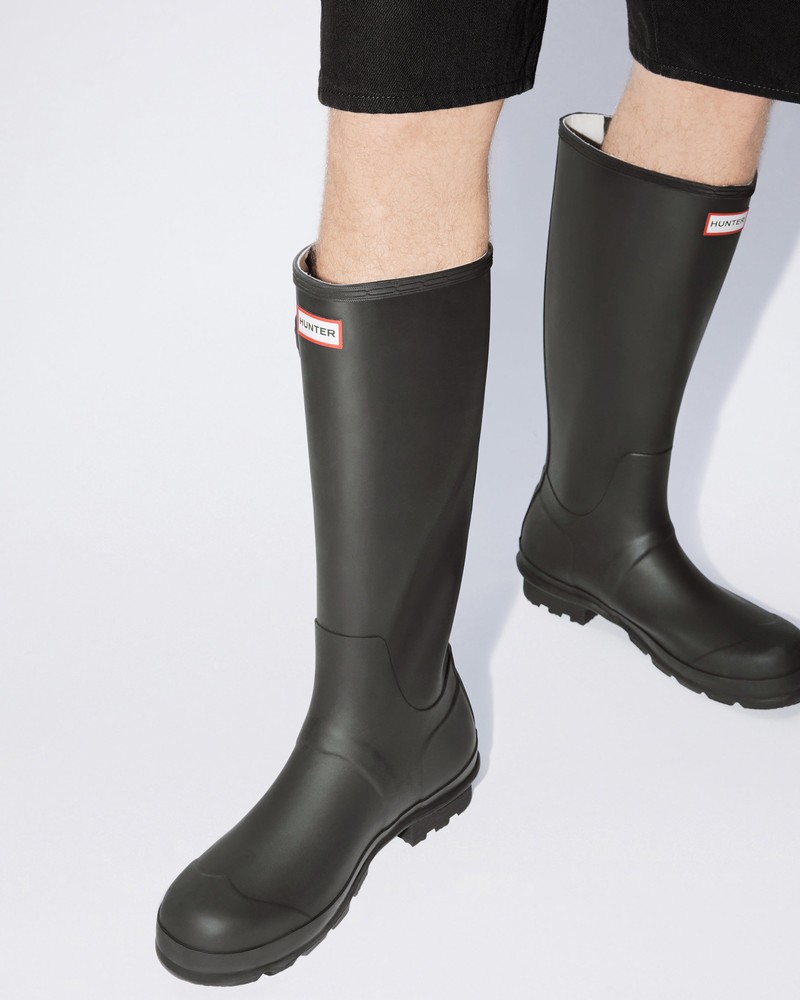Hunter Original Tall Men Wellington Boots Black | 166748751