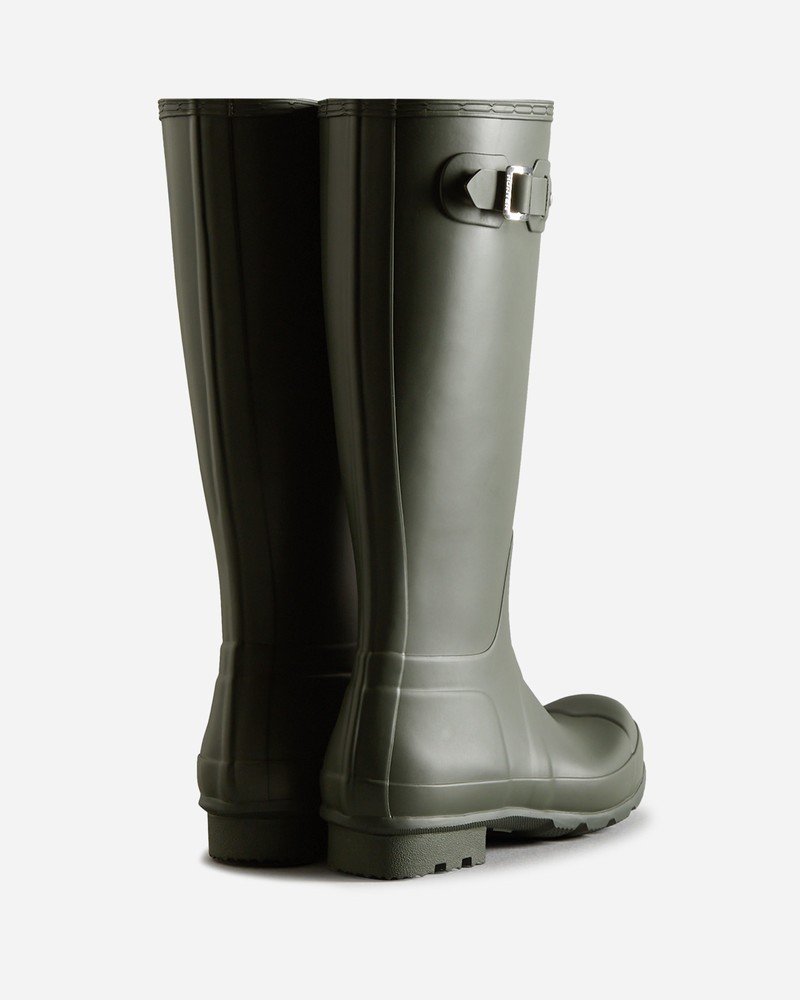 Hunter Original Tall Men Wellington Boots Olive | 112931281