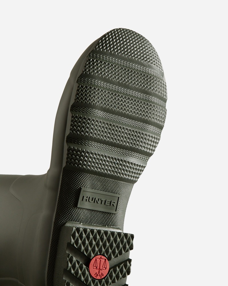 Hunter Original Tall Men Wellington Boots Olive | 112931281