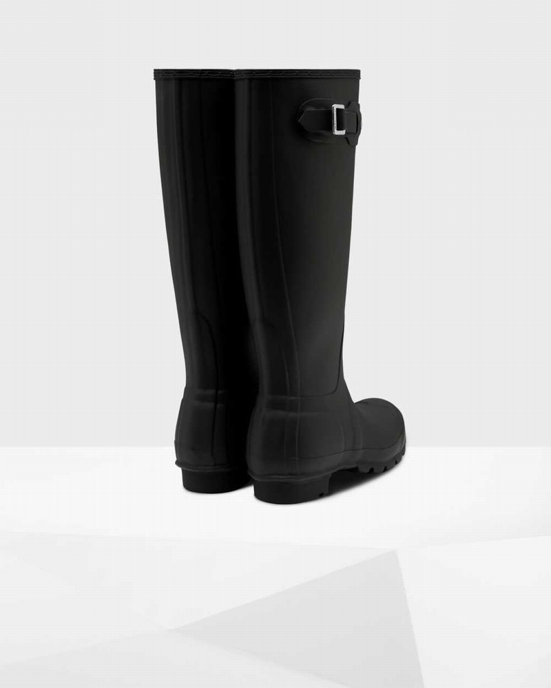 Hunter Original Tall Women Rain Boots Black | 116413355