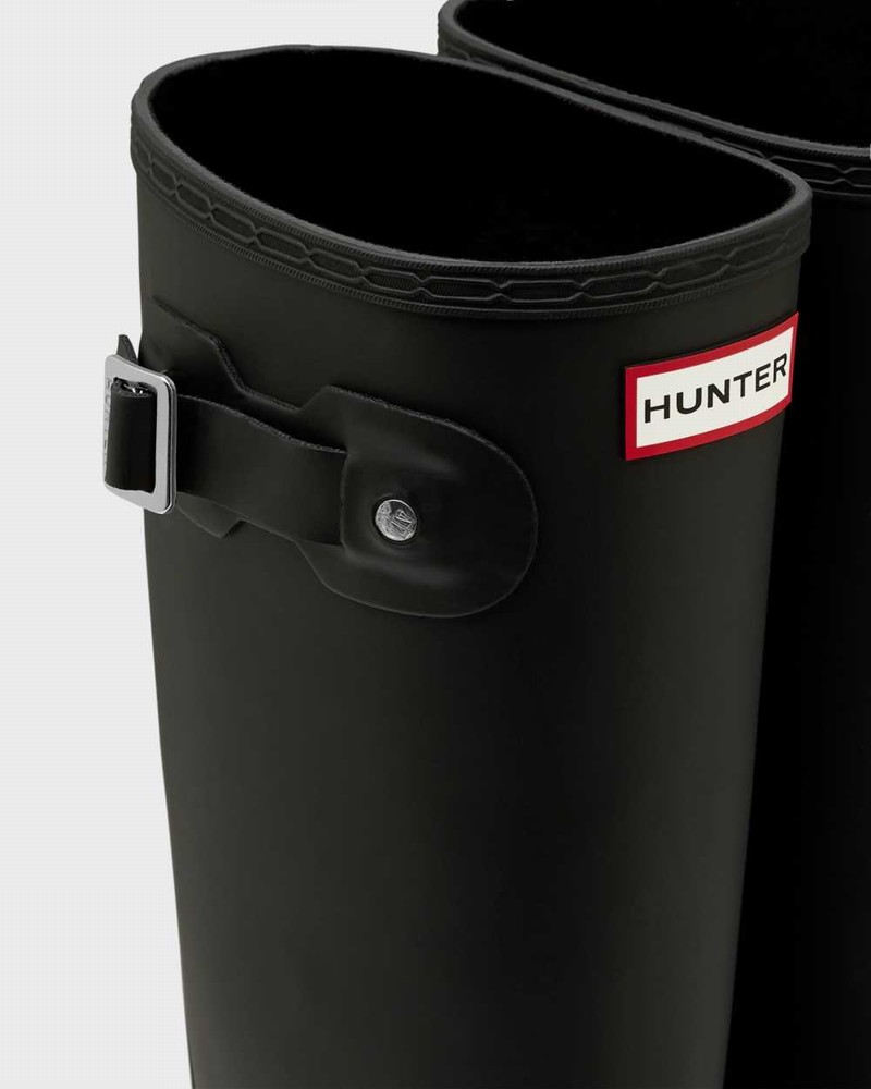 Hunter Original Tall Women Rain Boots Black | 116413355
