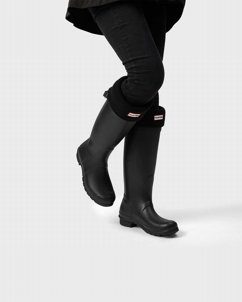 Hunter Original Tall Women Rain Boots Black | 116413355