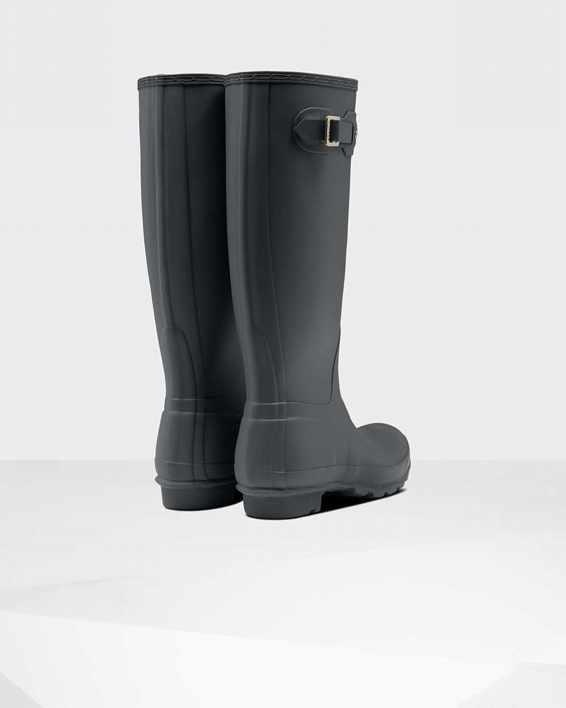 Hunter Original Tall Women Rain Boots Grey | 920236650