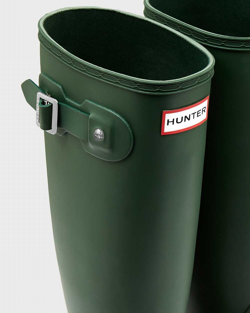 Hunter Original Tall Women Rain Boots Green | 784947058
