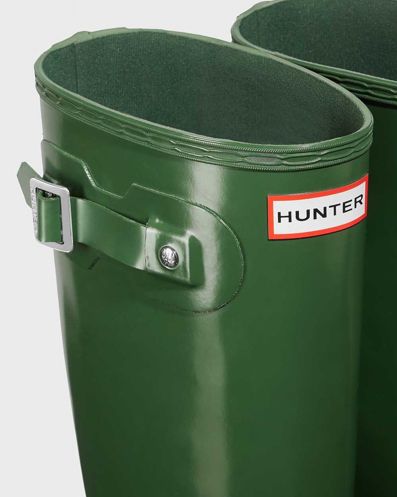 Hunter Original Tall Women Rain Boots Green | 402672300