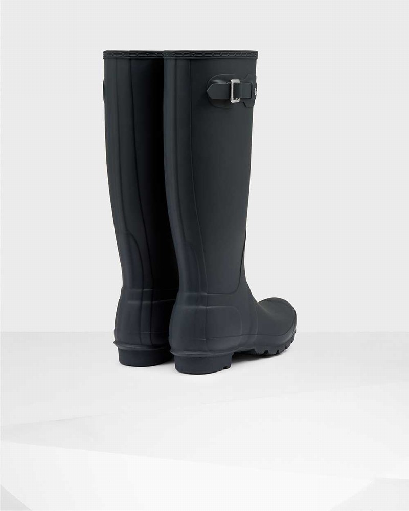 Hunter Original Tall Women Rain Boots Navy | 628204584