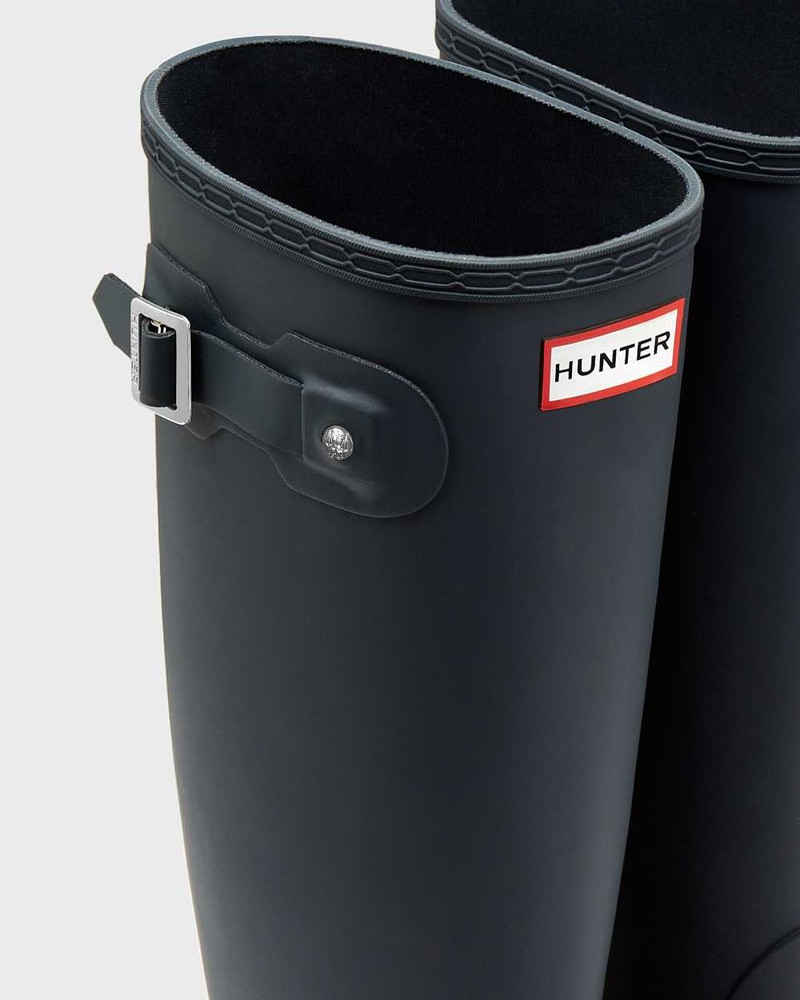 Hunter Original Tall Women Rain Boots Navy | 628204584
