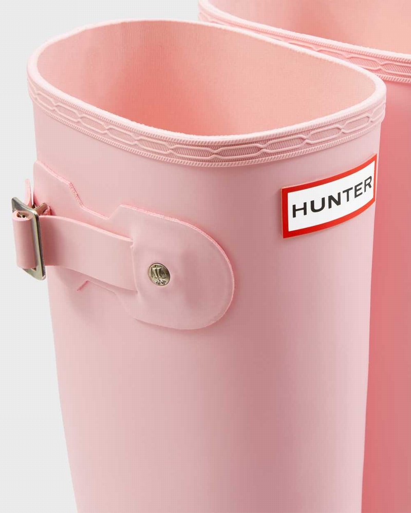 Hunter Original Tall Women Rain Boots Pink | 60571644