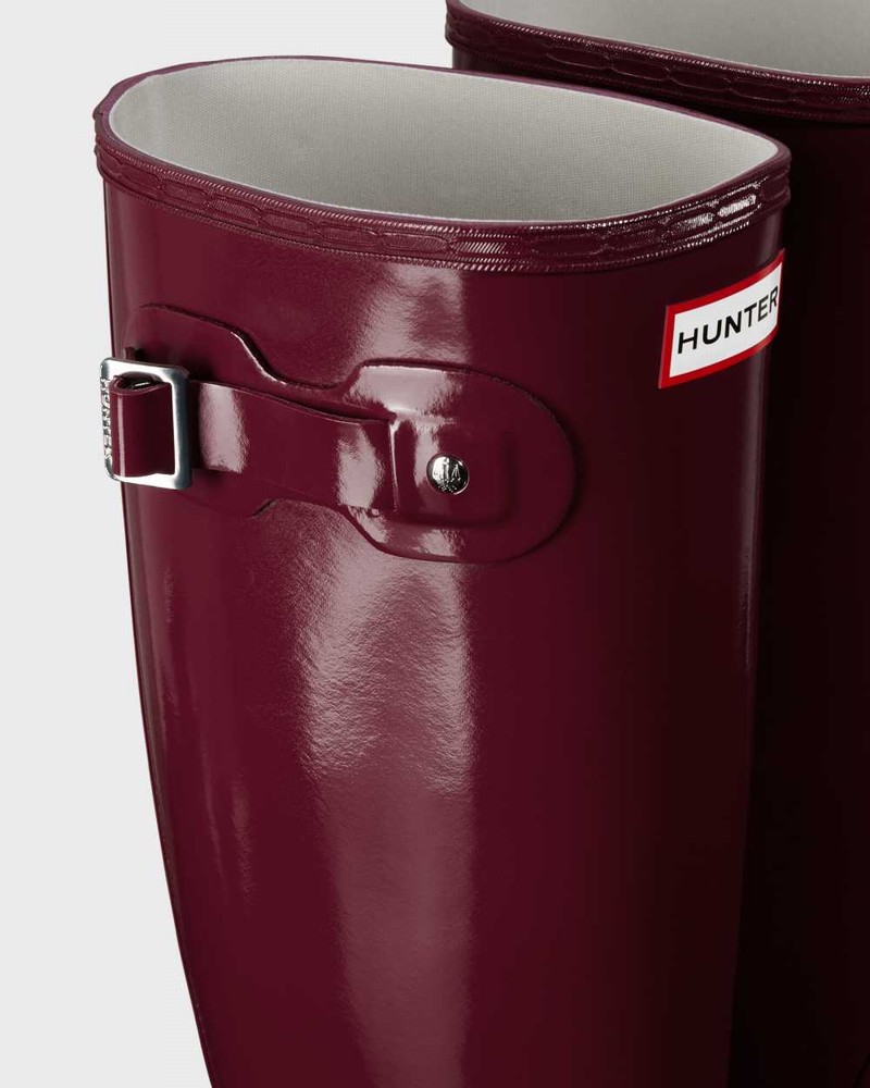 Hunter Original Tall Women Rain Boots Red | 102948603