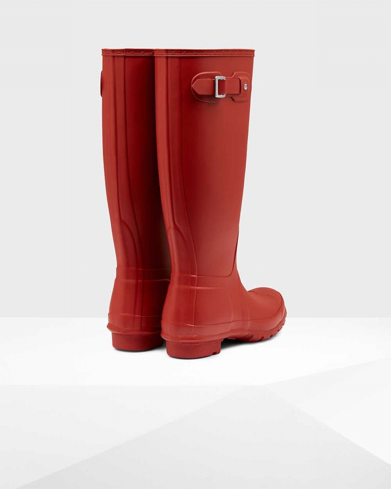 Hunter Original Tall Women Rain Boots Red | 973268901