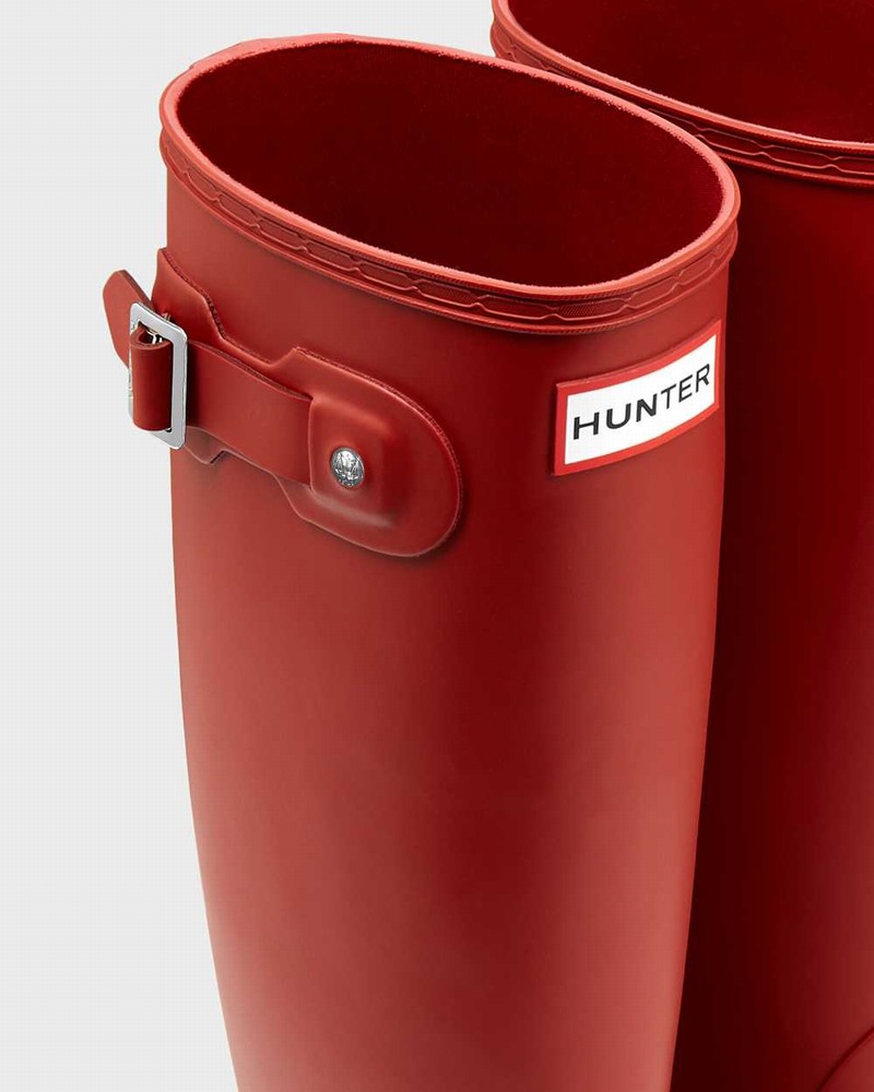 Hunter Original Tall Women Rain Boots Red | 973268901