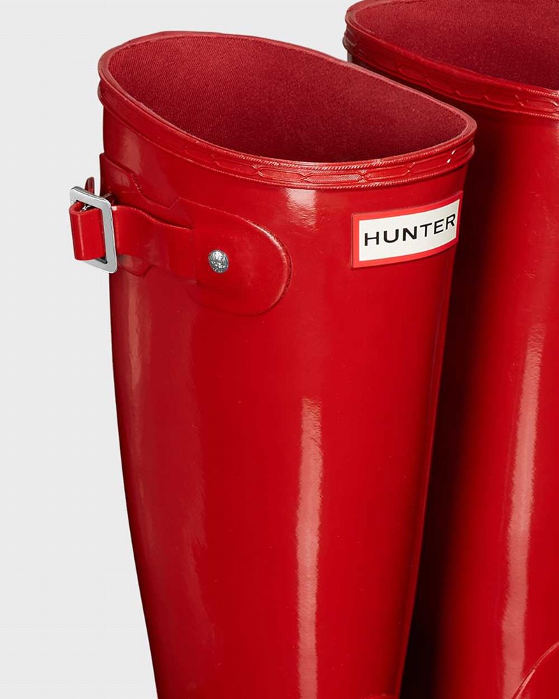 Hunter Original Tall Women Rain Boots Red | 868116009