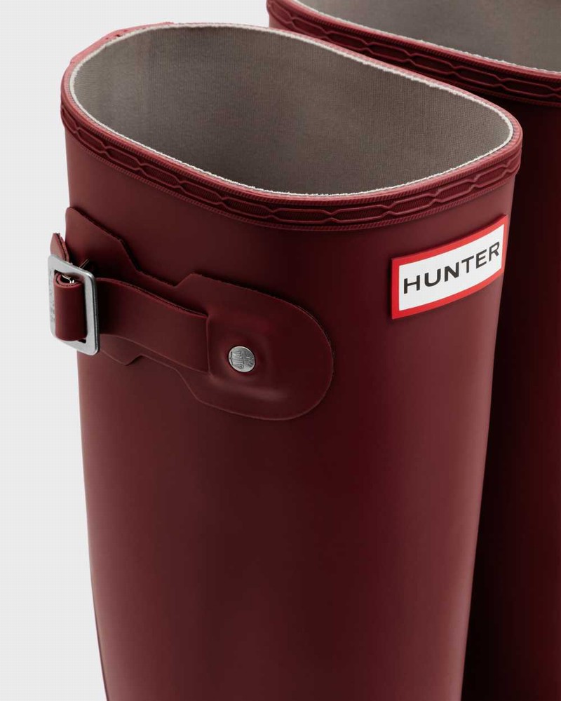 Hunter Original Tall Women Rain Boots Red | 810105880