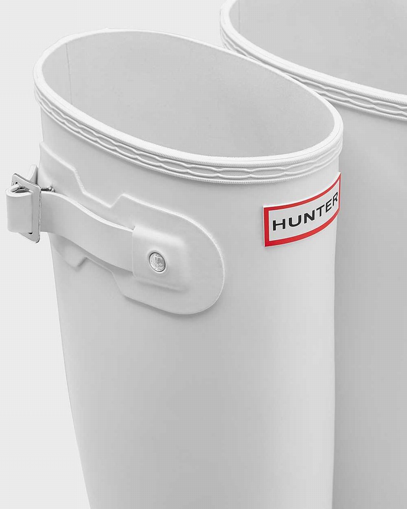 Hunter Original Tall Women Rain Boots White | 162200295