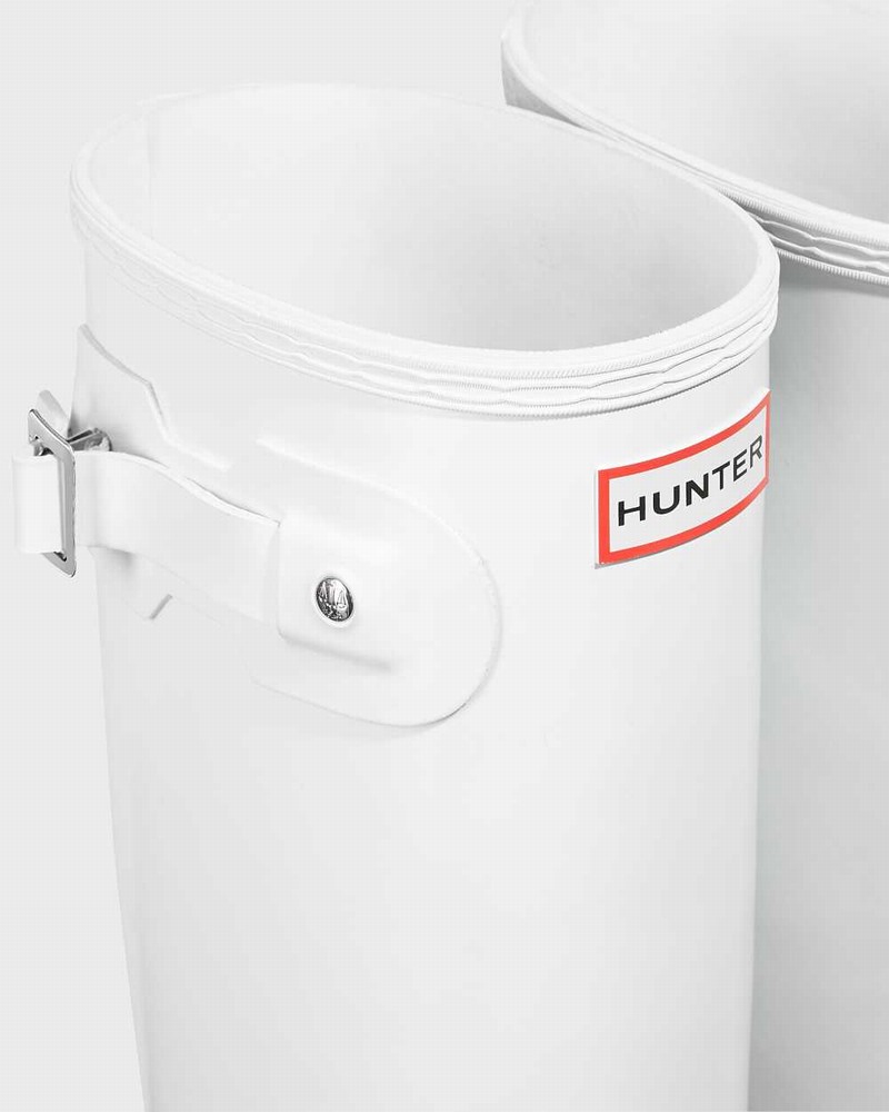 Hunter Original Tall Women Rain Boots White | 956518800