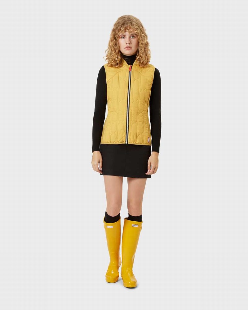 Hunter Original Tall Women Rain Boots Yellow | 694876707