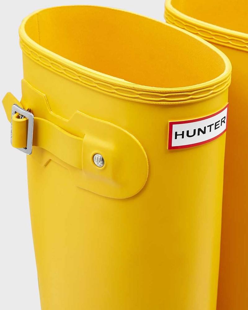 Hunter Original Tall Women Rain Boots Yellow | 515361946