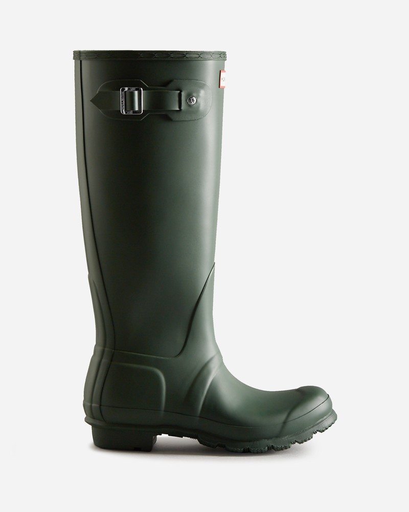 Hunter Original Tall Women Wellington Boots Green | 818511969
