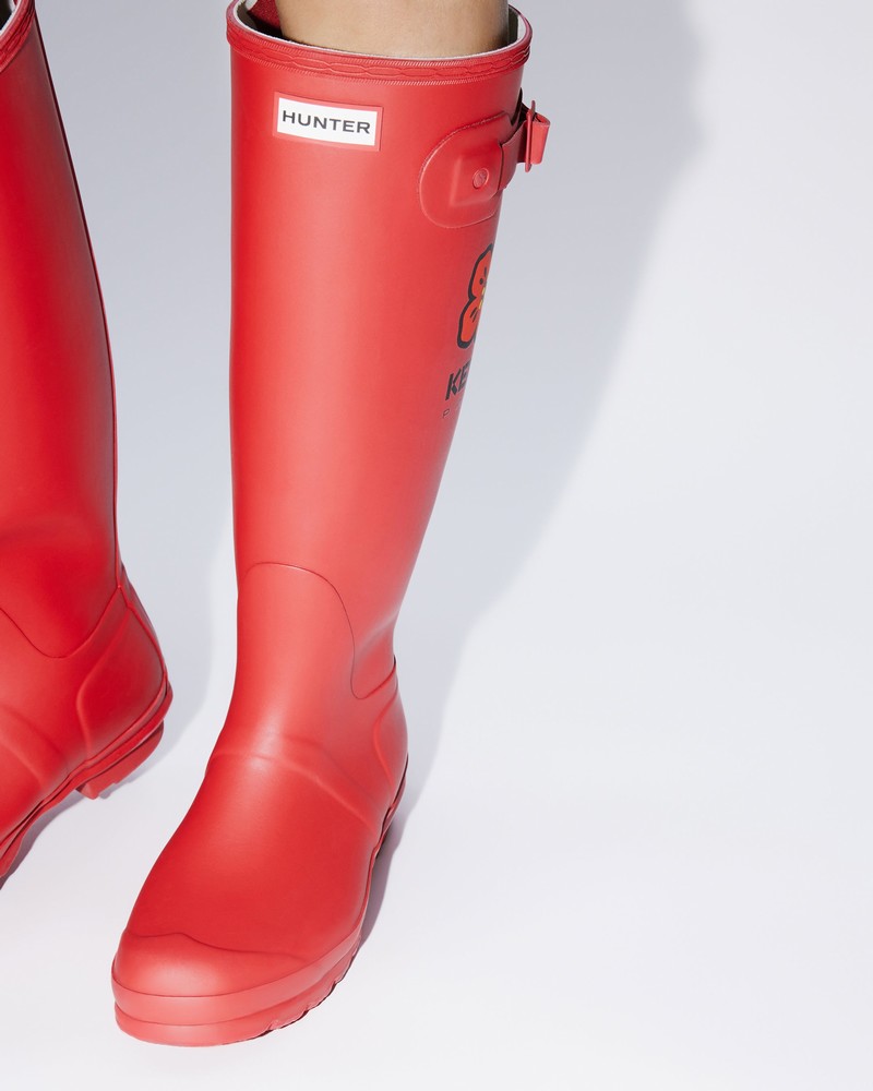 Hunter Original Tall Women Wellington Boots Red | 716670220