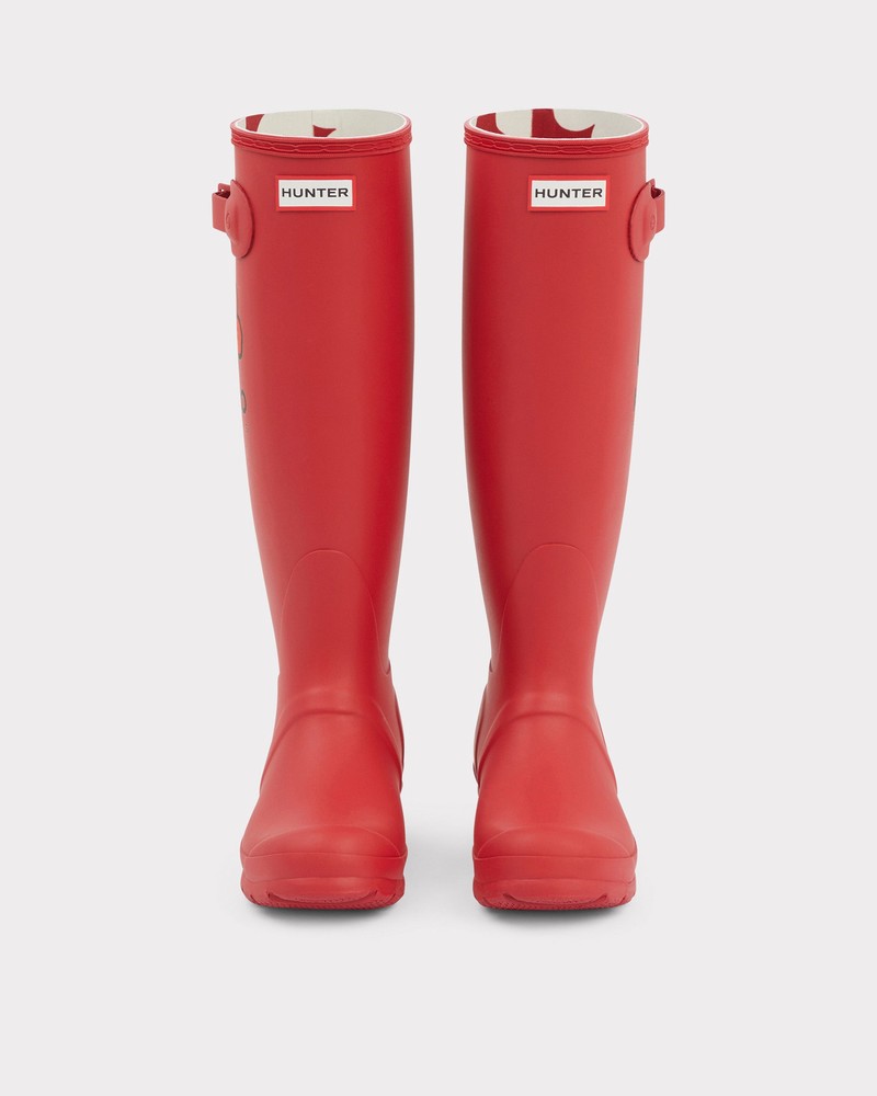 Hunter Original Tall Women Wellington Boots Red | 716670220