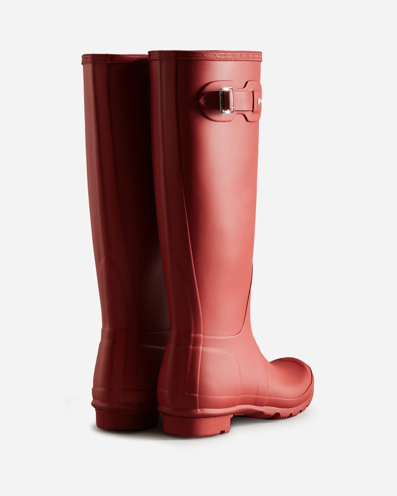 Hunter Original Tall Women Wellington Boots Red | 342517674