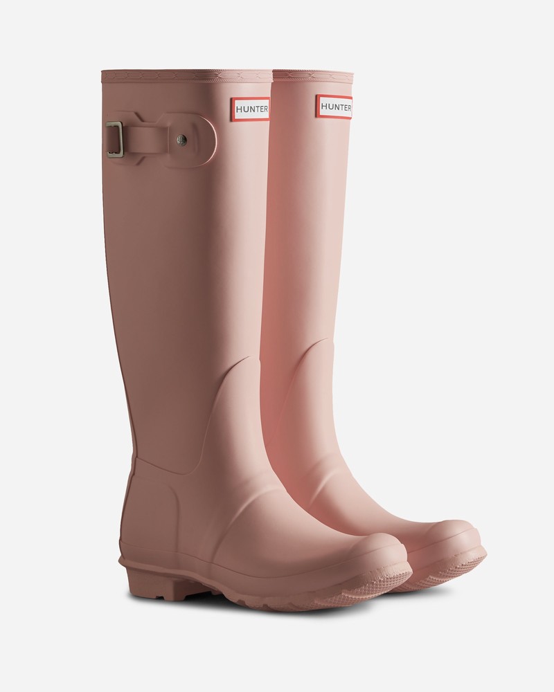Hunter Original Tall Women Wellington Boots Rose | 163696827