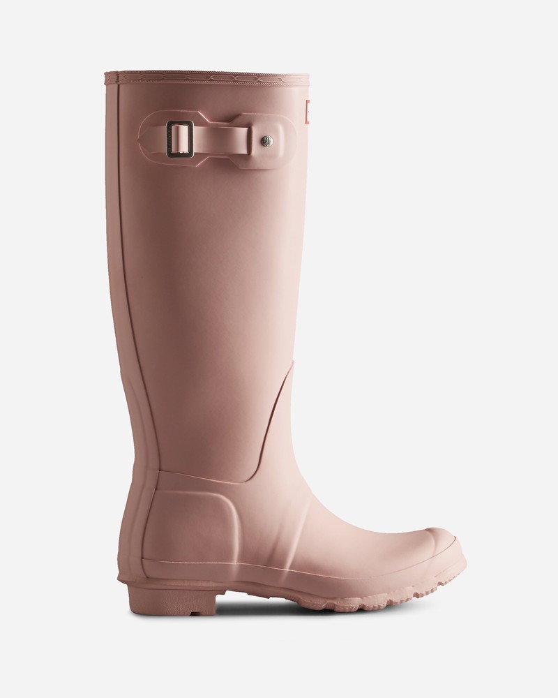 Hunter Original Tall Women Wellington Boots Rose | 163696827