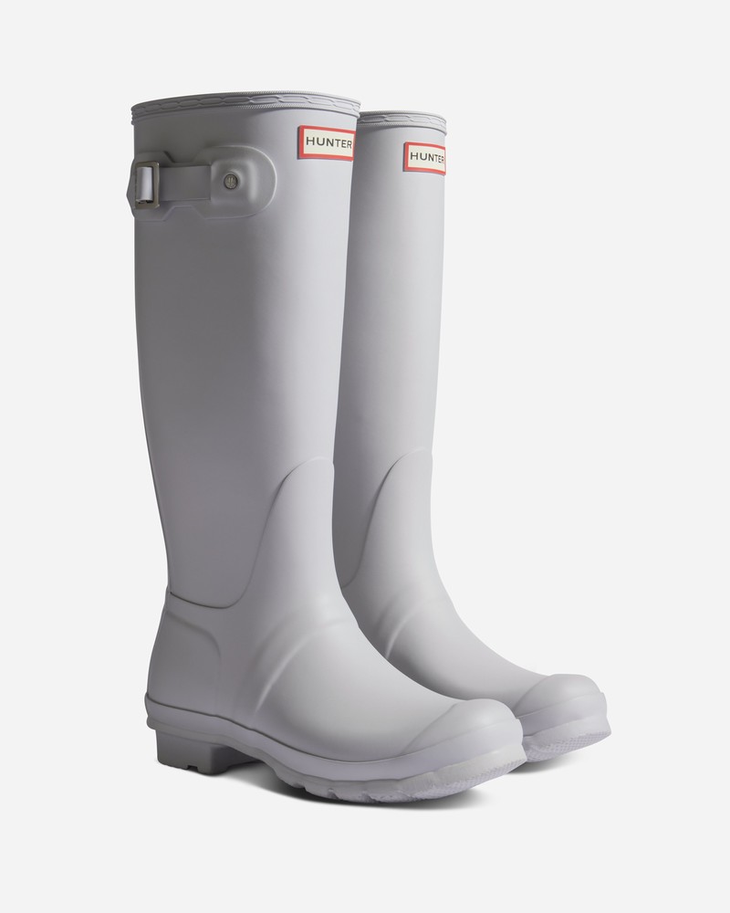 Hunter Original Tall Women Wellington Boots Grey | 717167676