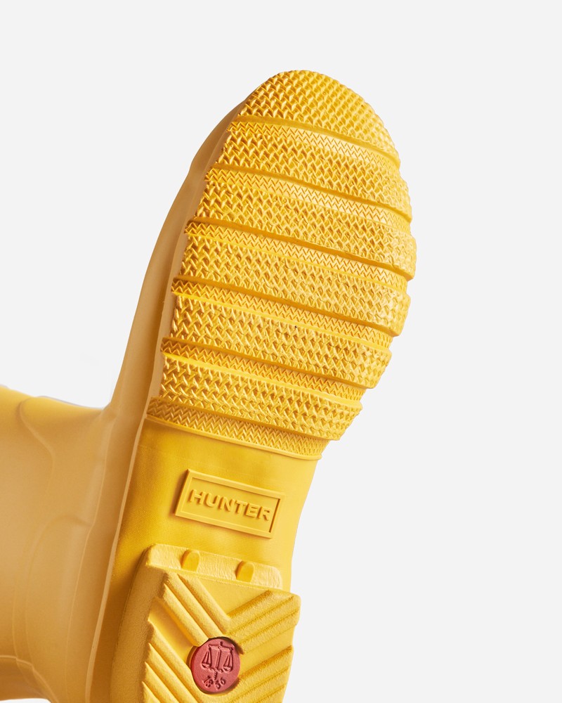 Hunter Original Tall Women Wellington Boots Yellow | 430405894