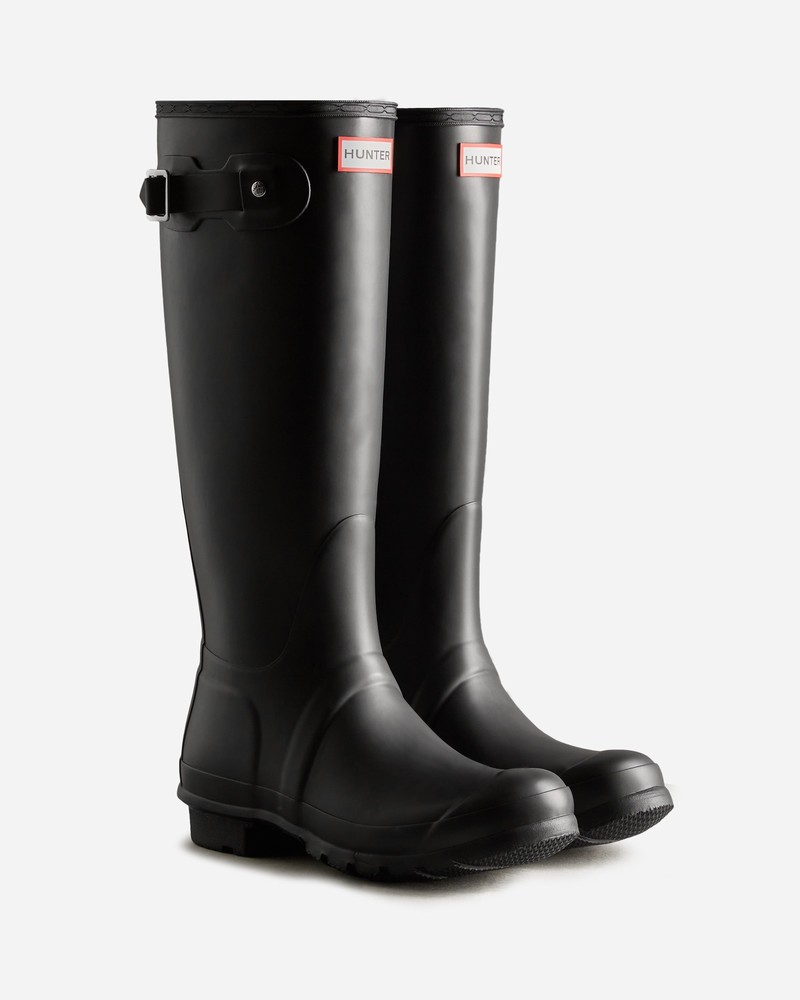 Hunter Original Tall Women Wellington Boots Black | 810587505