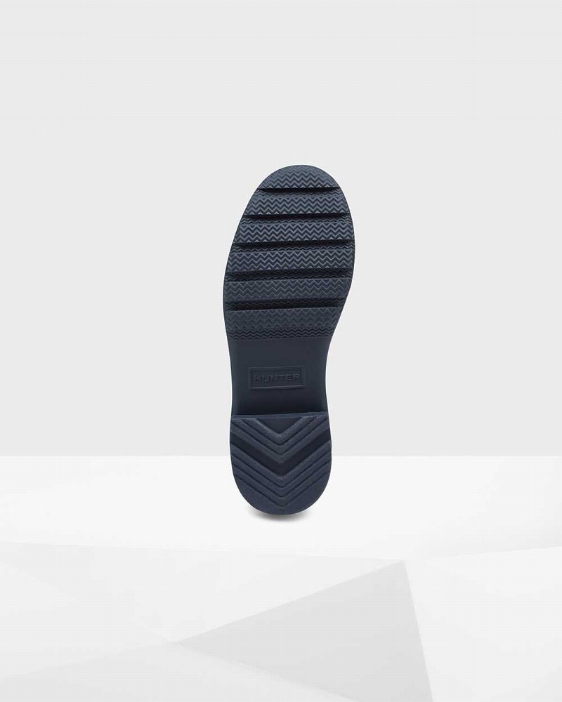 Hunter Original Tour Foldable Short Mid-Calf Women Rain Boots Navy | 728829748